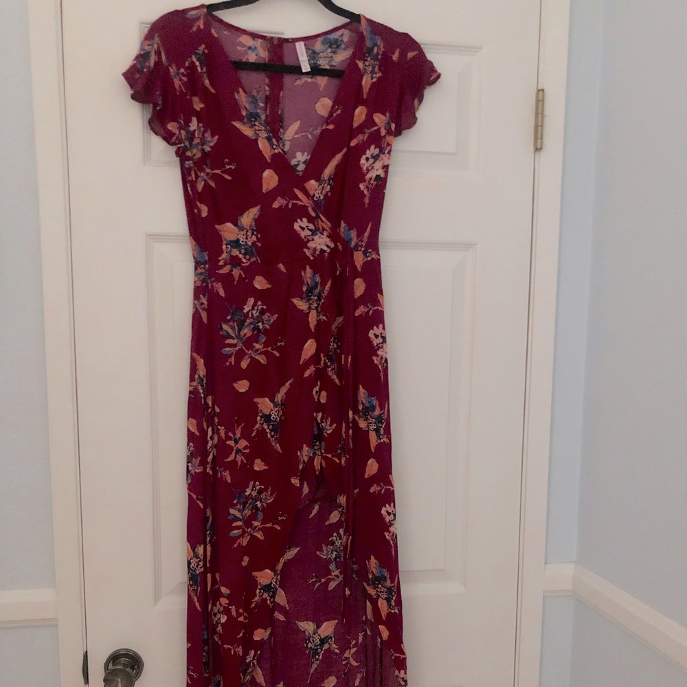 Combo romper with long skirt